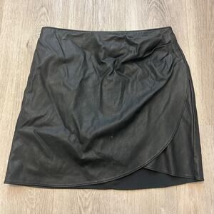 Abercrombie and fitch leather skirt